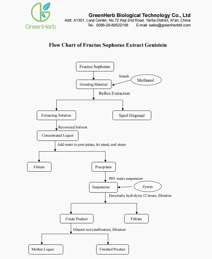 Flow Chart Of Genistein Powder.webp